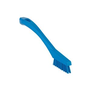 MINI BROSSE A MAIN bleue fibre extra dure 205MM
