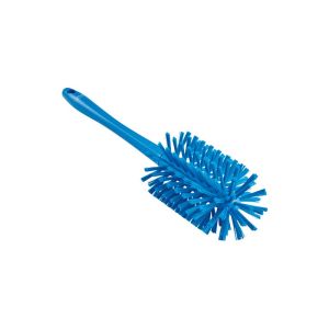 BROSSE CYLINDRIQUE à manche moulé bleu fibre médium dure diamètre 90MM