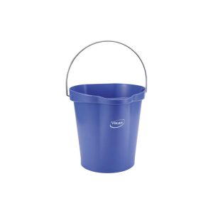 SEAU alimentaire gradué avec bec verseur violet 12L