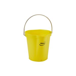 SEAU alimentaire gradué avec bec verseur jaune 6L