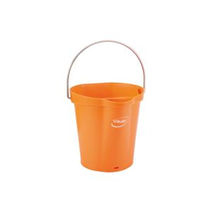 SEAU alimentaire gradué avec bec verseur orange 6L