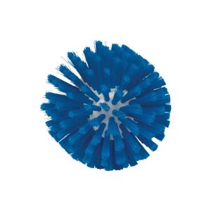 BROSSE RONDE à pas de vis bleue fibre médium diamètre 135MM
