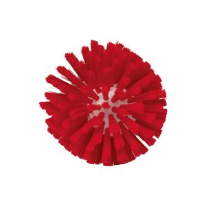 BROSSE RONDE à pas de vis rouge fibre médium diamètre 135MM x1