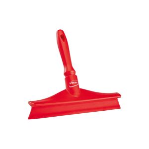 RACLETTE DE TABLE monolame ultra hygiènique rouge avec mini manche 245MM