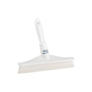 RACLETTE DE TABLE monolame ultra hygiènique blanche avec mini manche 245MM