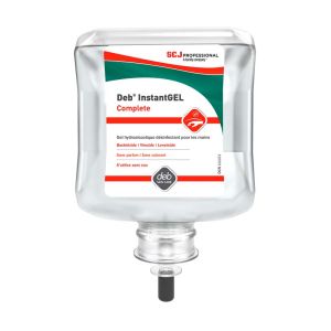 GEL HYDROALCOOLIQUE INSTANTGEL COMPLETE désinfection des mains sans rinçage 1L x6