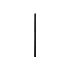 PAILLE en papier noir 1.5x0,06CM 100 x 40 paquets