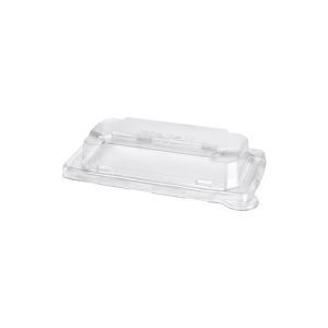 COUVERCLE PLATEAU A SUSHI slim 0.175L PET/transparent 50 x 4 paquets = 200