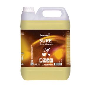 SURE CLEANER & DEGREASER degraissant puissant et nettoyant des sols 5L x2