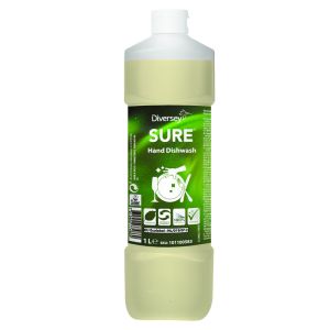 SURE HAND DISHWASH liquide lavage manuel de la vaisselle 1L x6