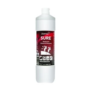 SURE WASHROOM CLEANER&DESCALER détergent détartrant sanitaire 1L x6