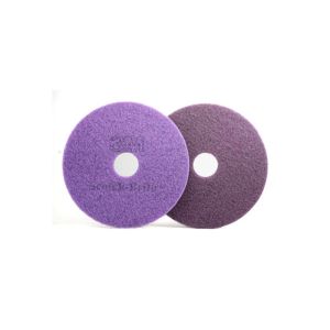 DISQUE DE LAVAGE ET LUSTRAGE mauve diamètre 432MM x5