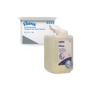 CREME DE LAVAGE MAINS usages fréquents sans parfum 1L x 6 cartouches