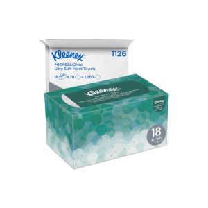 ESSUIE-MAINS ultra soft pliés enchevêtrés blanc 1 pli 70 formats x 18 boites Pop-Up