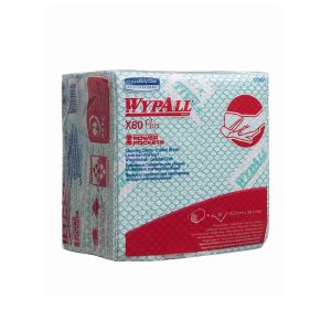 LAVETTE X80+ verte gaufrée 33,5x35,5CM plié en 4 30 x 8 pochettes