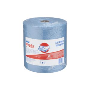 CHIFFON X80 bleu acier 1 pli 31,5x31CM bobine prédécoupée de 475 formats