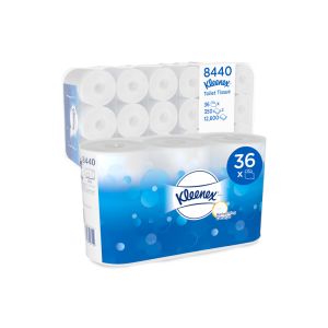PAPIER TOILETTE blanc embossé pour ICON 3 plis 12x9.3CM 350 formats x36 rouleaux