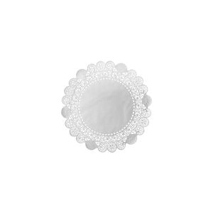 DENTELLE ronde blanche diamètre 32CM x250