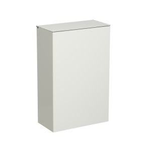 POUBELLE BLANKA murale acier poudré blanc 10L