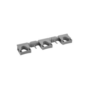 SUPPORT MURAL HI-FLEX hygiénique gris 42 CM