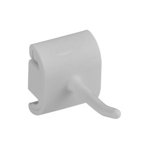 SUPPORT MURAL HYGIENIQUE module simple crochet blanc 41MM