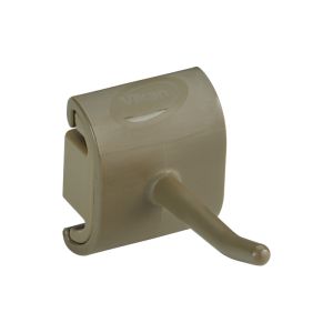 SUPPORT MURAL HYGIENIQUE module simple crochet marron 41MM