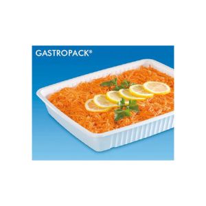 BARQUETTE GASTROPACK blanche préparation froide GN1/2L60*1 32,5x26,5x6CM x220