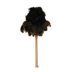 PLUMEAU dépoussiérage en plumes d'autruche avec manche en bois 45CM