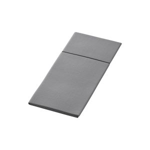 SERVIETTE BIO DUNILETTO DUNISOFT SLIM granite 40x33CM 65 x4 soit 260 serviettes
