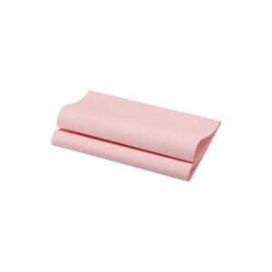 SERVIETTE BIO DUNISOFT rose tendre 40x40CM 60 x6 soit 360 serviettes