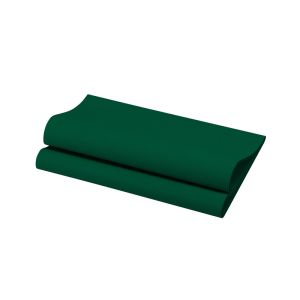 SERVIETTE BIO DUNISOFT vert foncé 40x40CM 60 x6 soit 360 serviettes