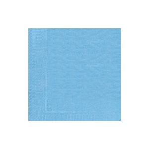 SERVIETTE OUATE bleu azur 2 plis 39x39CM 100 x 18 paquets
