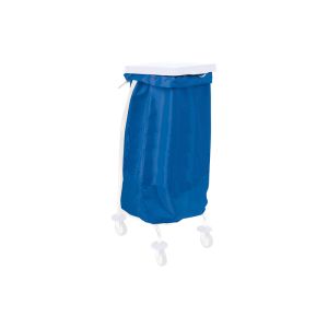SAC A LINGE fond plad 65L bleu fermeture CVB 95x65CM
