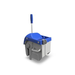 PRESSE A PLAT BOOST Ergonomique grise avec carter et poignée bleus