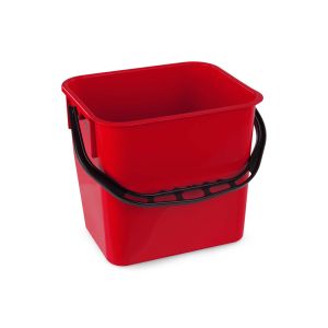 SEAU avec anse gradué rouge 12L 32,5x27,7x26CM