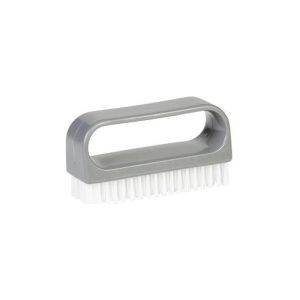 BROSSE A ONGLES grise fibre dure 100MM x12