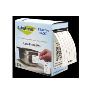 ETIQUETTE LabelFresh Pro dimanche 70x45MM boite de 500 étiquettes