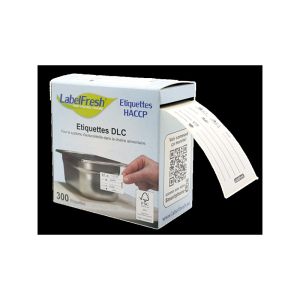 ETIQUETTES DLC 70 x 45 MM boite de 300 étiquettes