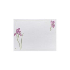 SET DE TABLE PAPIER kraft décoré mauve Iris 30x40CM x500