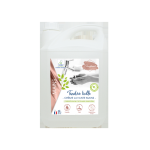 SAVON CREME LAVANTE Tendre bulle Ecolabel fleur de lin  5L x4