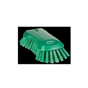BROSSE PAPILLON A MAIN XL vert fibre extra dure 230MM