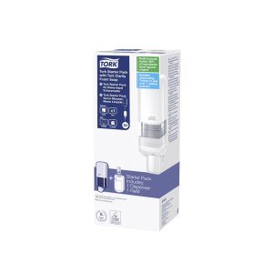 PACK DISTRIBUTEUR S4 blanc et savon mousse limpide 1L
