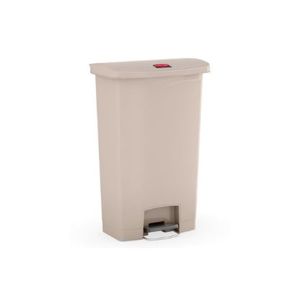 COLLECTEUR A PEDALE SLIM JIM large résine beige 68L