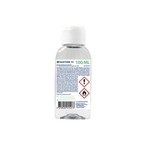 GEL HYDROALCOOLIQUE SANITIZER V+ sans parfum sans colorant flacon 0.1L x30
