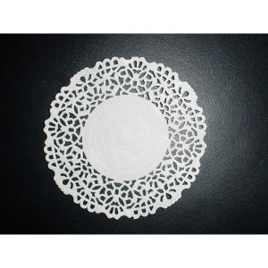 DENTELLE ronde blanche diamètre 10CM x250