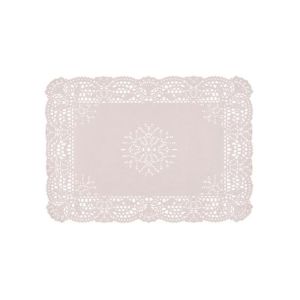DENTELLE rectangulaire blanche 35x45CM x250