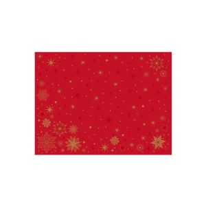 SET DE TABLE BIO DUNICEL Stargazing rouge 30x40CM 100 x 5 paquets