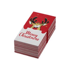 SERVIETTE DUNISOFT BIO Rudolf 40x40CM pliage en 8 60 x6 paquets