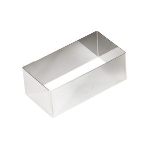 NONNETTE inox rectangulaire 8.1x4.1x3CM lot de 4