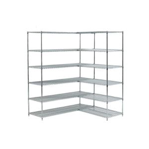 ETAGERE DISTRISTOCK acier chromé 0.91x0.457M l'unité
